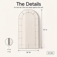 Dimensions: 36 by 72 by 1 inches, 83 lbs