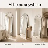 The mirror in a bedroom, an entry and a dressing corner